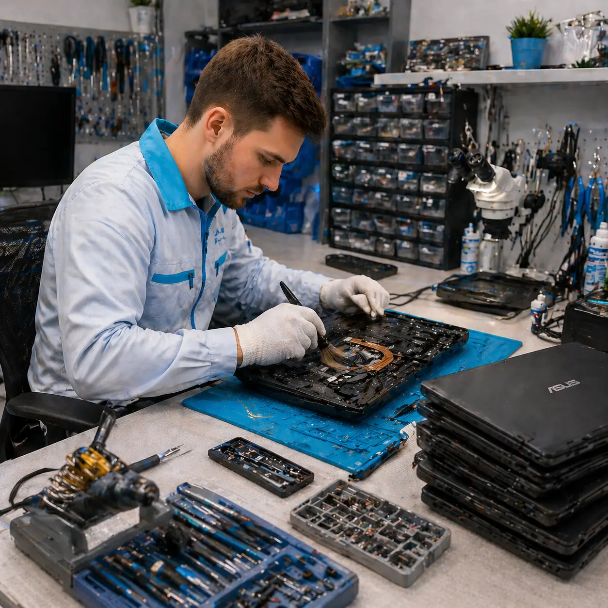 чистка ноутбука Asus в Химках