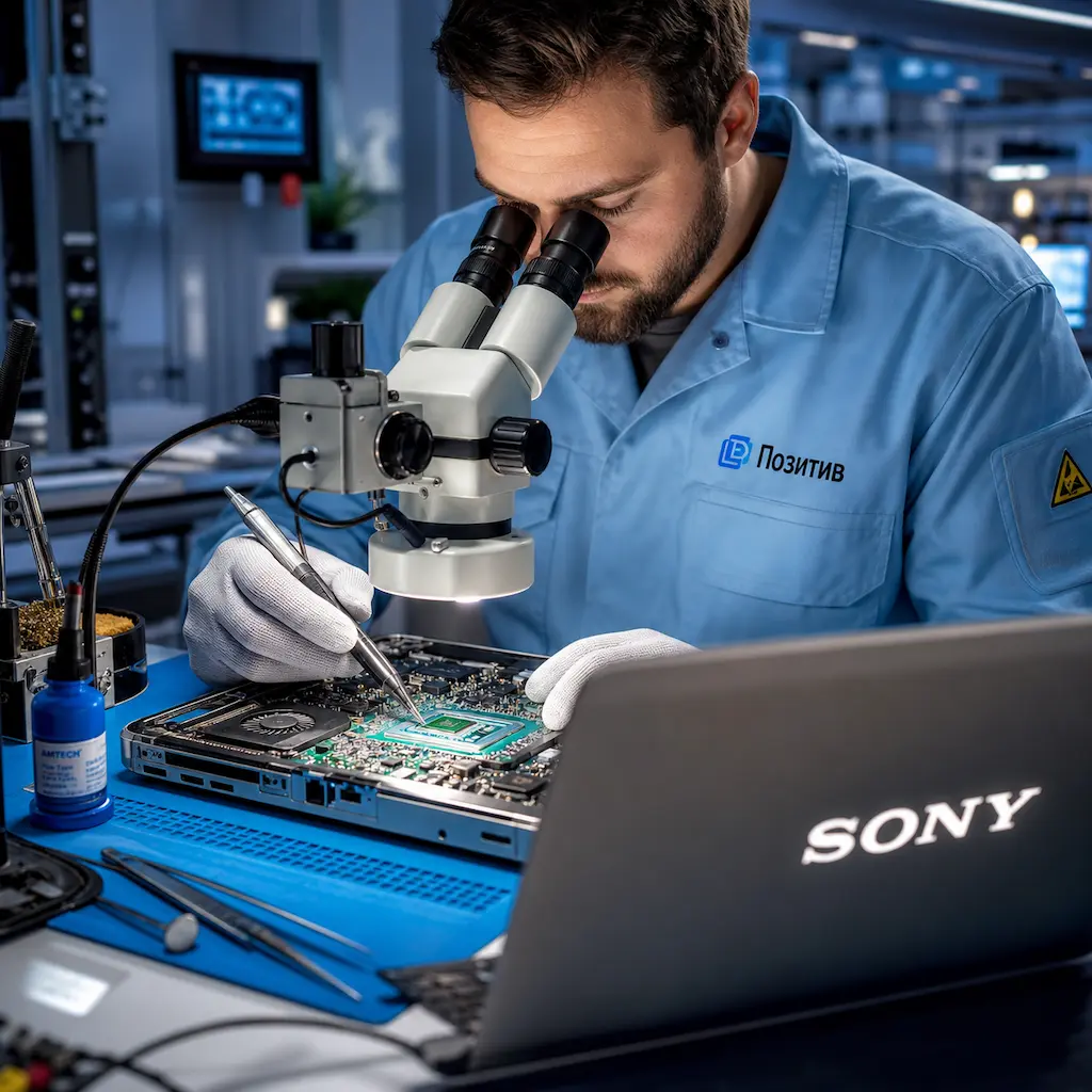 Замена видеокарты ноутбука Sony в Химках