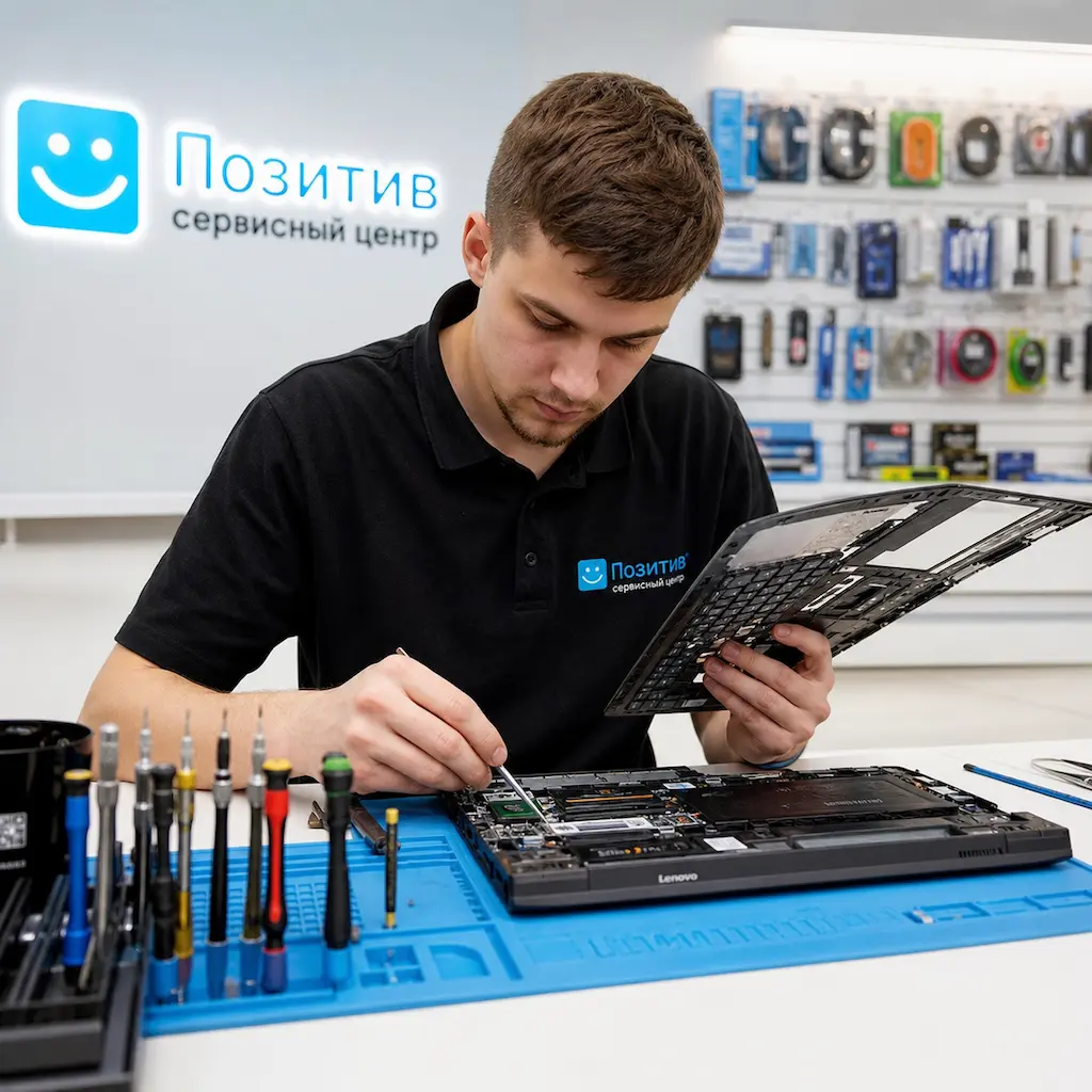 заменить клавиатуру на ноутбуке Lenovo в Химках