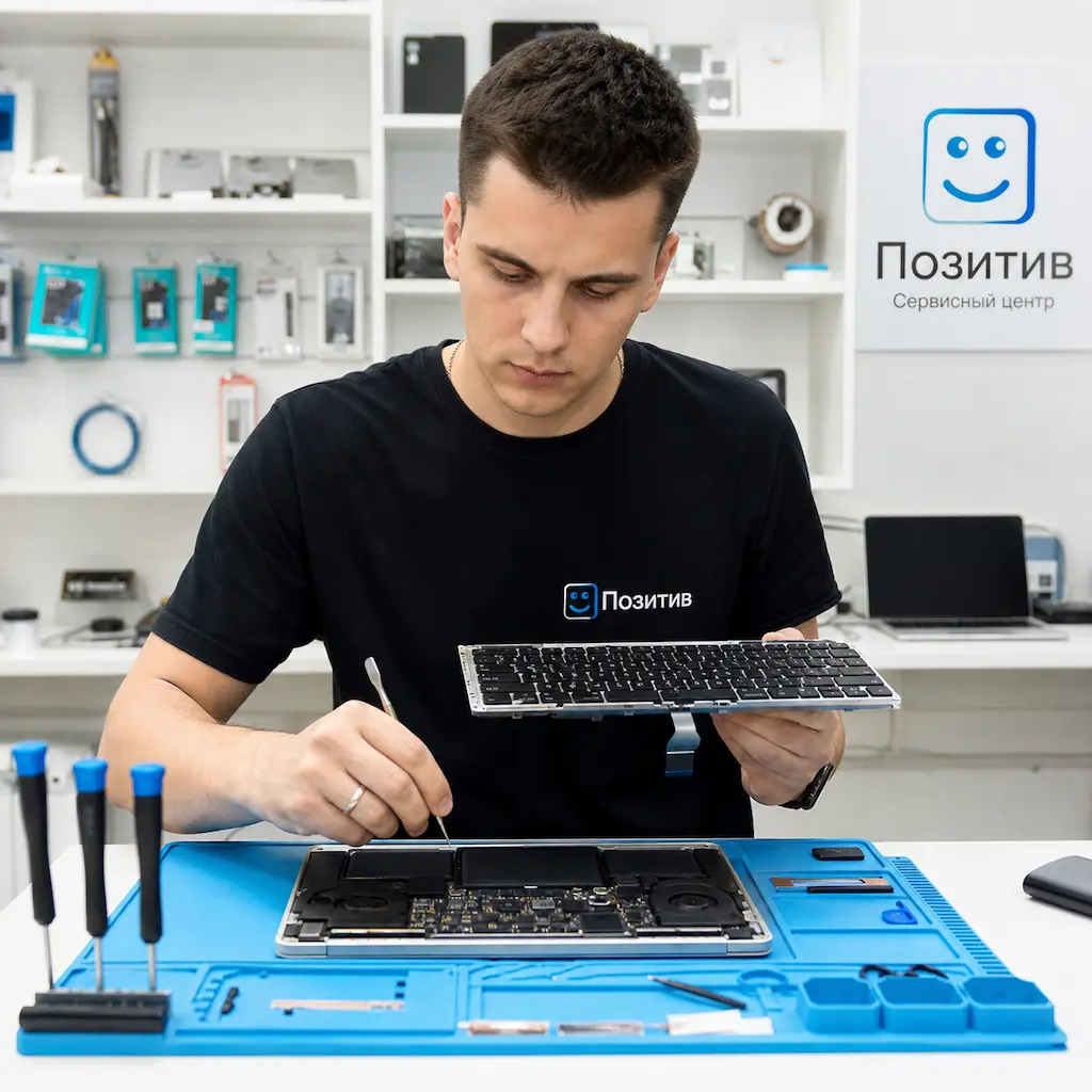 заменить клавиатуру на Apple Macbook в Химках