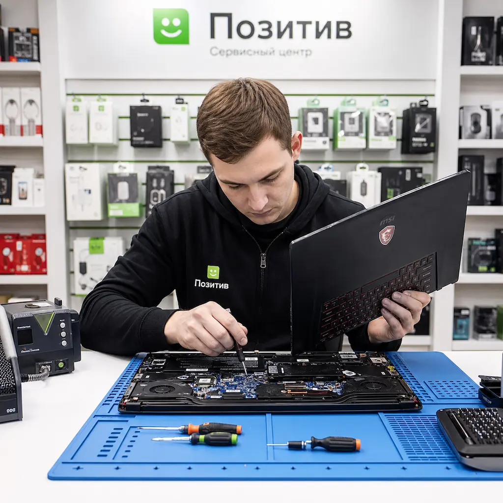 заменить клавиатуру на ноутбуке MSI в Химках