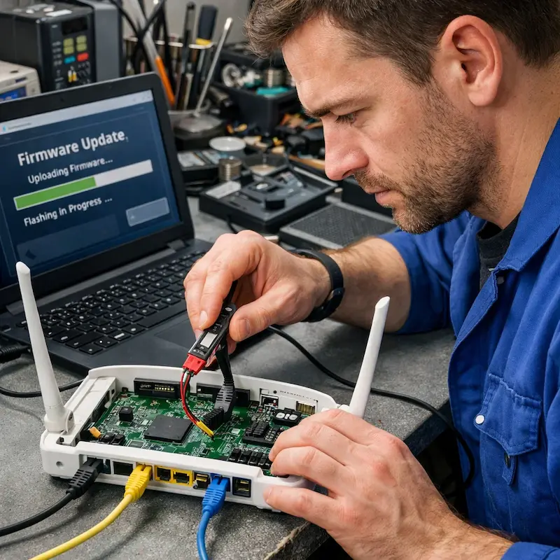 Обновление прошивки роутера в Химках