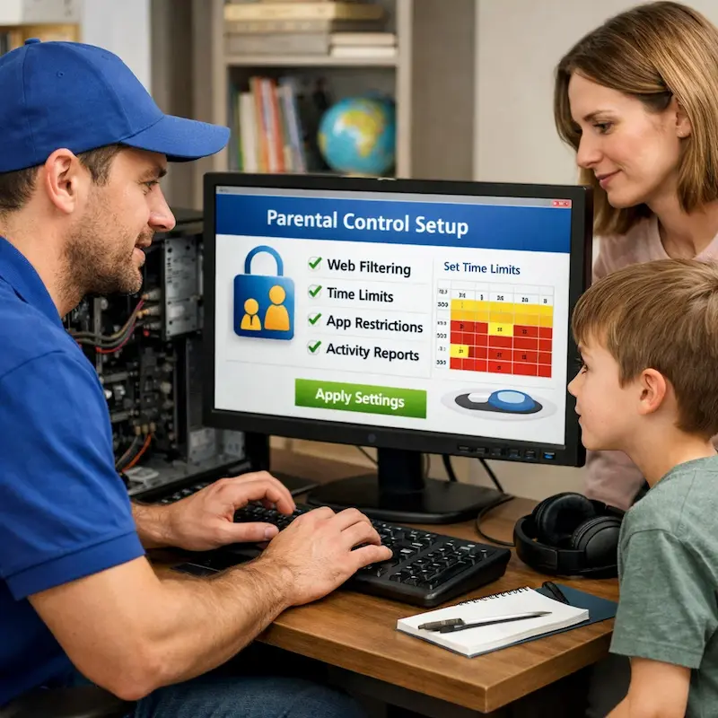 установка родительского контроля в Химках