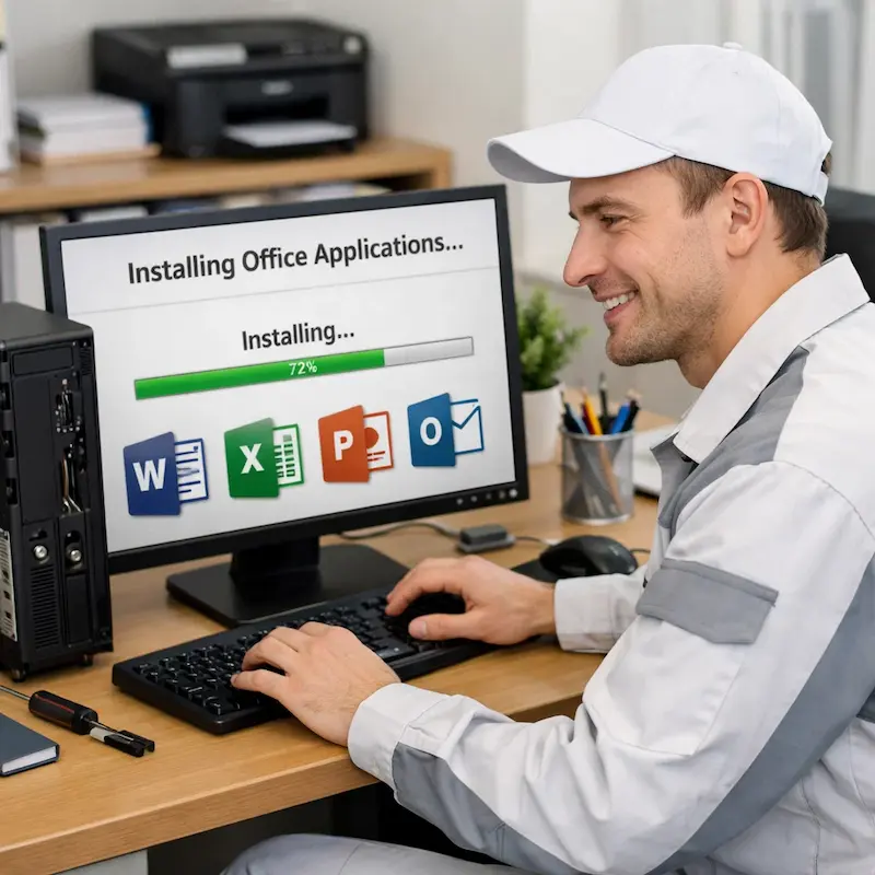 Установка и настройка программ на компьютере в Химках