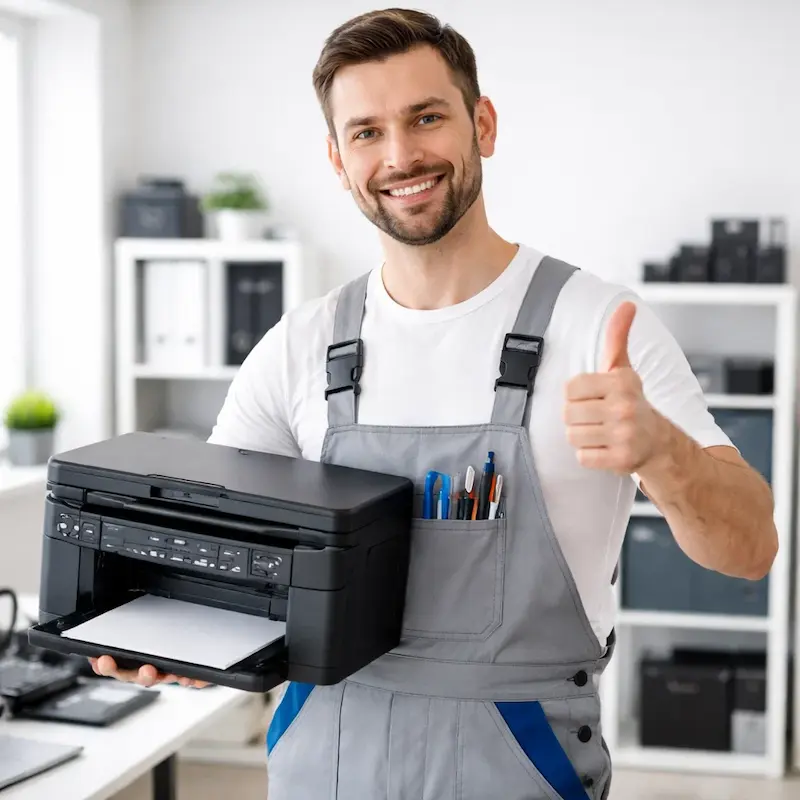 Установка и настройка принтера в Химках