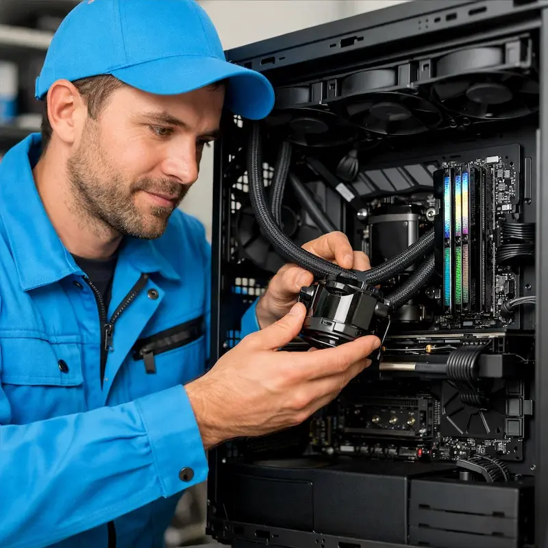 Установка СЖО на ПК в Химках