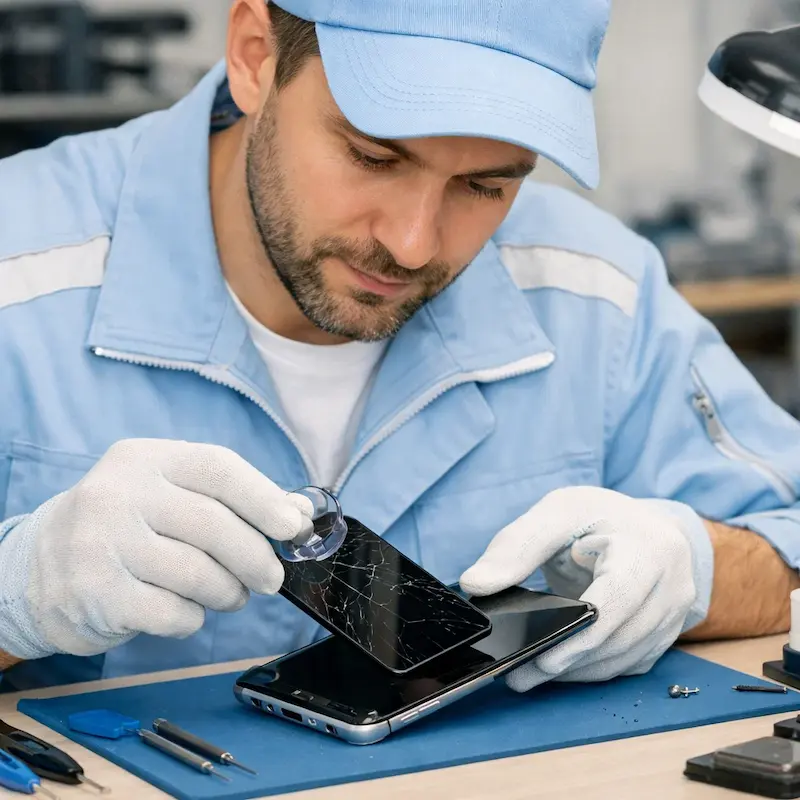 Заменить сенсорное стекло на смартфоне в Химках